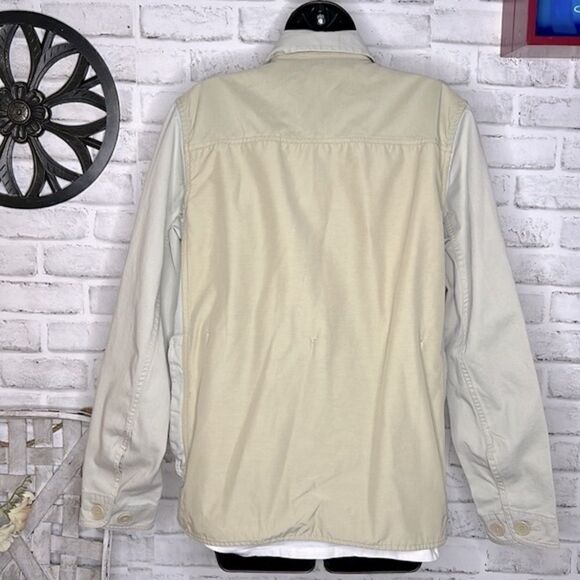 Burton Snowboarding Ski Jacket Coat Khaki Padding Pockets Size Small Vintage - Picture 5 of 12